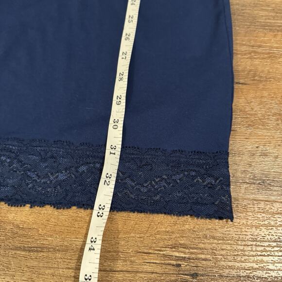 MiracleSuit Slip Dress Shapewear Blue Size S Slimming Smoothing Lace Trim - Picture 6 of 7